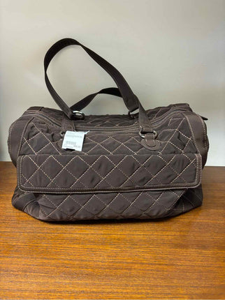 Vera Bradley Brown Microfiber Duffel Bag