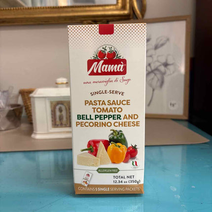Mama Single-Serve Pasta Sauce: Bell Pepper & Pecorino Cheese