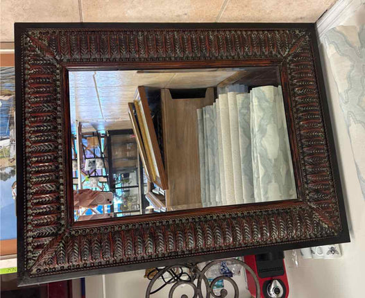 Wall Mirror With Beveled Edge Glass