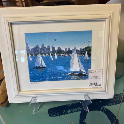 Seattle water front w/ Sailboats