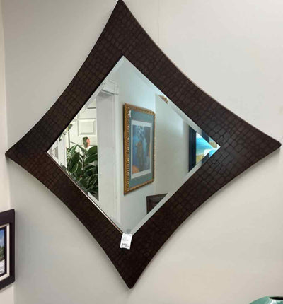Large Diamond Shaped Mirror