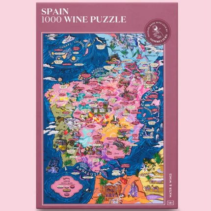 Spain Wine Map Puzzle