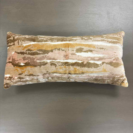 Abstract Earth Tone Accent Pillow