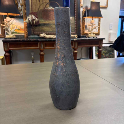 Gray and Brown Slim Vase 12"