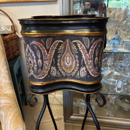 Black Wine Decor Bucket