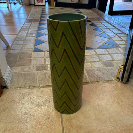 Small Green Pottery Vase