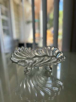 Footed Glass Bowl