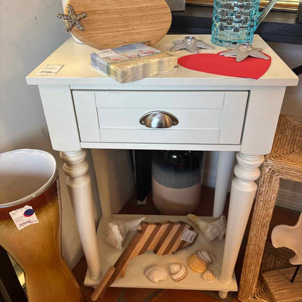 Large White Nightstand