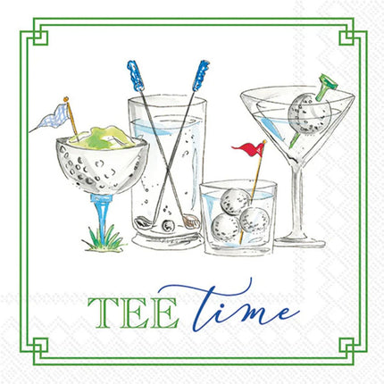 Golf Drinks Cocktail Napkins