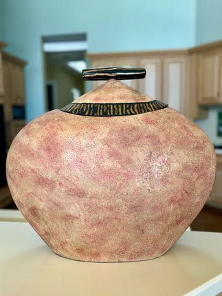 Large Tan Urn