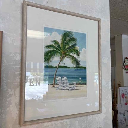 Klaus Schuler Beach Chairs Print