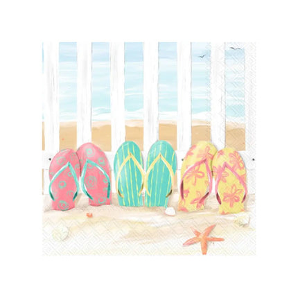 Sandy Flip Flops Napkins