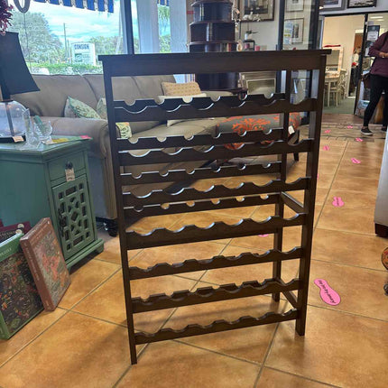 7 Tier Brown Wine Rack