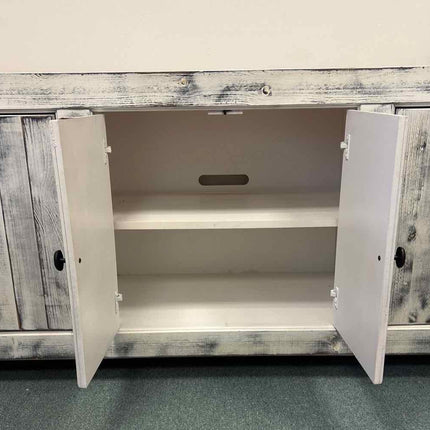 White Washed Side Board