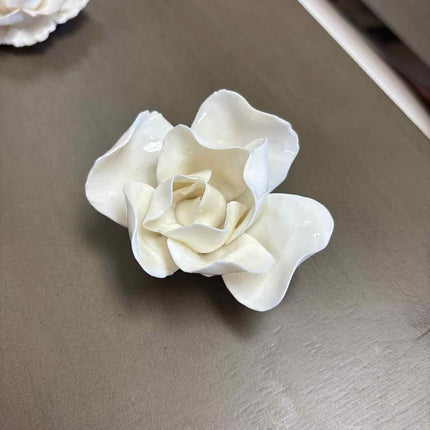 Set of 3 Small Porcelain Roses