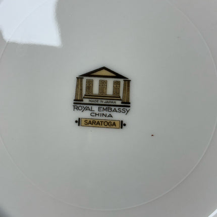 Royal Embassy Saratoga Pattern 12 Dessert Plates