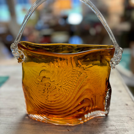 Amber Purse Vase