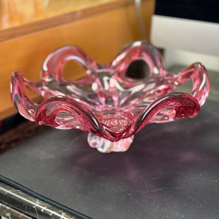 Hand Blown Centerpiece Bowl