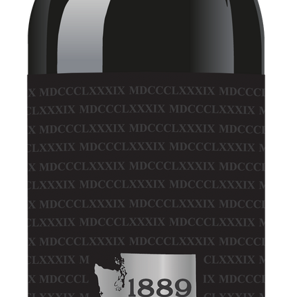 1889 Red Blend bottle