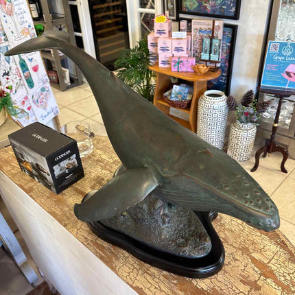 Robert Wyland Whale & Calf Sculpture