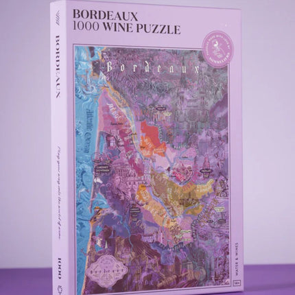 Bordeaux Wine Map Puzzle