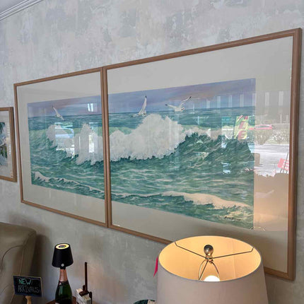 Mauline Henderson Coastal Landscape Diptych