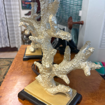 Pair of Coral Lamps