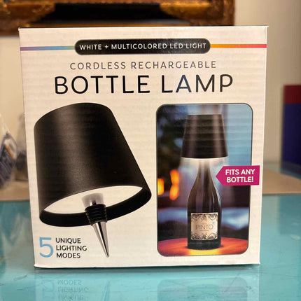 Cordless Rechargeable Bottle Lamp