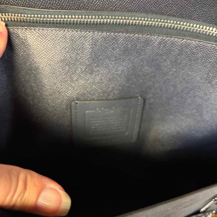 Coach City Tote Bag- Signature Coated Canvas- Gunmetal