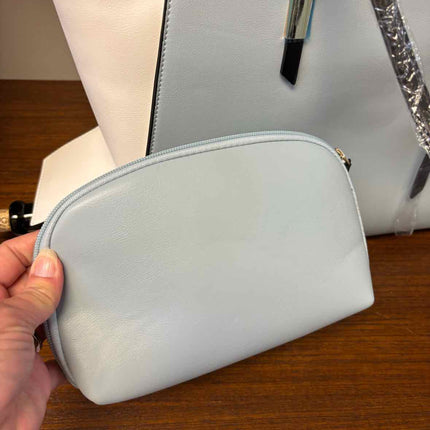 The Wine Handbag- New Vegan Leather with pouch & insulated pocket wristlet
