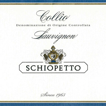 Schiopetto Sauvignon Collio bottle