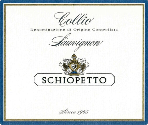 Schiopetto Sauvignon Collio bottle