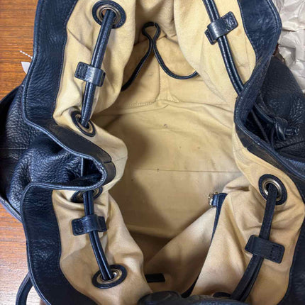 Cole Haan Navy Pebbled Leather Hobo Bag