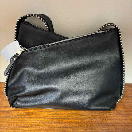 Black INC Studded Vallilee Vegan Leather Handbag