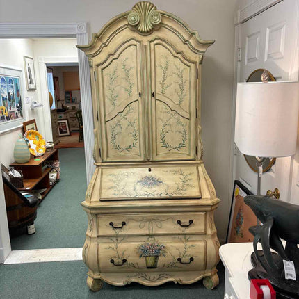 Venetian Hand Painted Pulaski Furniture Secretary Desk