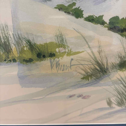 "Seagrove Beach Sailboats" Watercolor by Paul Brent Lithograph Print