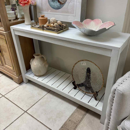 White Console Table