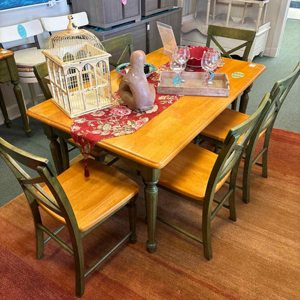 Green Dining Set