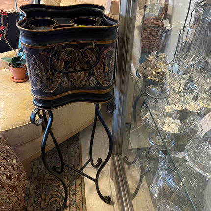 Black Wine Decor Bucket
