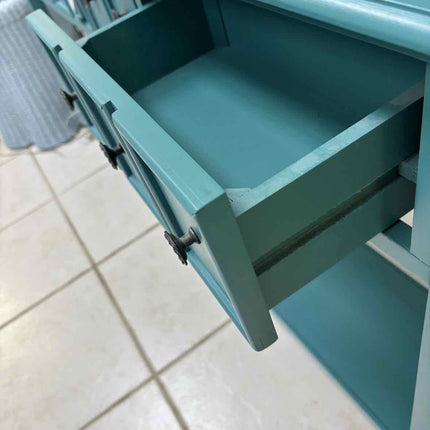 Teal Console Table