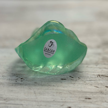 Fenton Glass Green Guardian Angel
