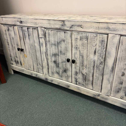 White Washed Side Board