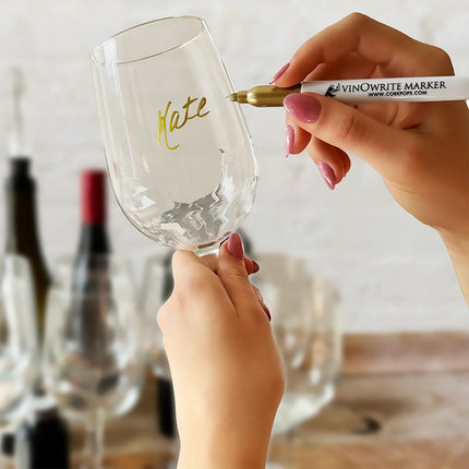 VinOwrite Wine Glass Identifiers