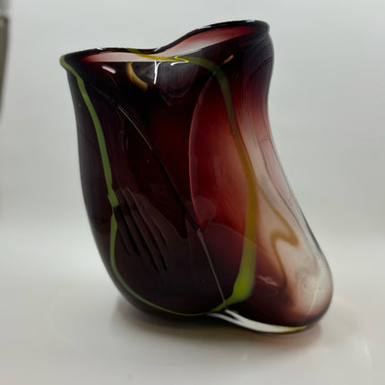 Hand Blown Glass Vase