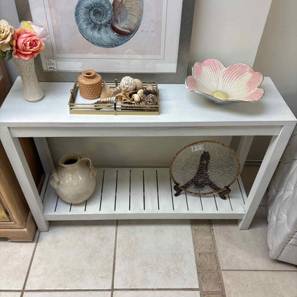 White Console Table