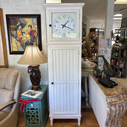 White Clock Wine Rack