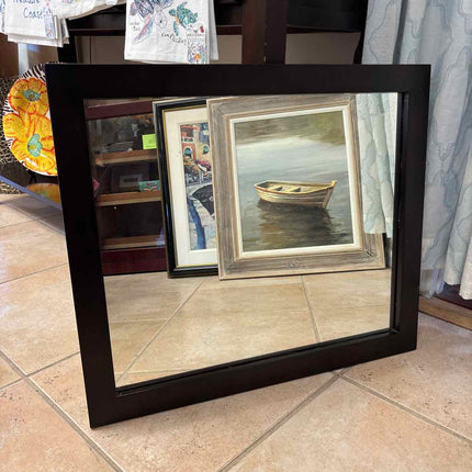 Dark Rectangular Priele Mirror
