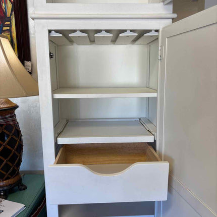 White Clock Wine Rack