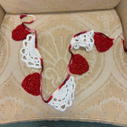 Crochet Valentines Garland