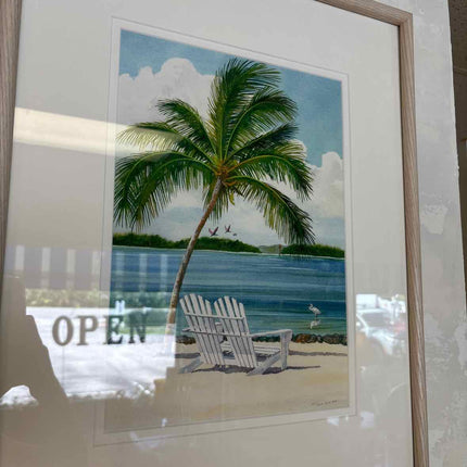 Klaus Schuler Beach Chairs Print
